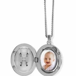 Brighton Illumina Majestic Locket Necklace Silver Hot