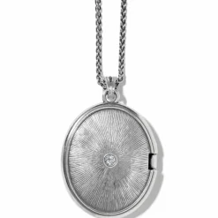 Brighton Illumina Majestic Locket Necklace Silver Hot