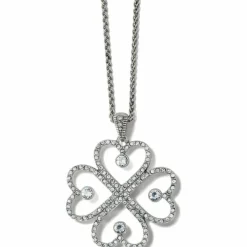 Brighton Illumina Mirrored Hearts Necklace Silver Hot