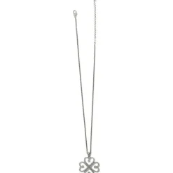 Brighton Illumina Mirrored Hearts Necklace Silver Hot