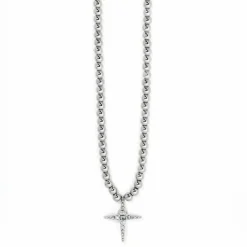 Brighton Illumina Radiance Beaded Necklace Silver Discount