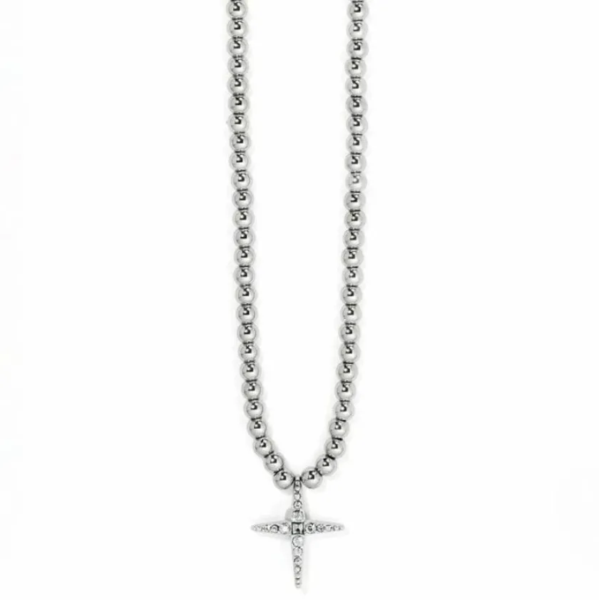 Brighton Illumina Radiance Beaded Necklace Silver Discount