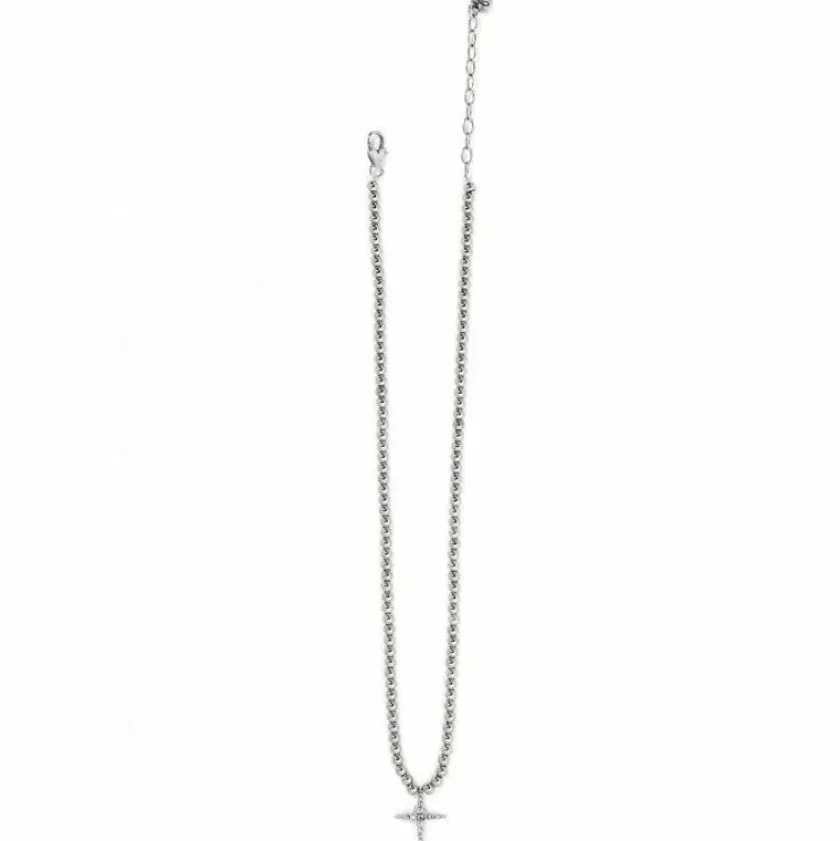 Brighton Illumina Radiance Beaded Necklace Silver Discount