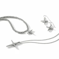 Brighton Illumina Radiance Beaded Necklace Silver Discount