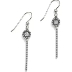 Brighton Illumina Slim French Wire Earrings Silver Online