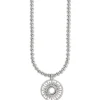 Brighton Illumina Sun Beaded Necklace Silver Outlet
