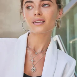 Brighton Illumina Sun Small Necklace Silver Best