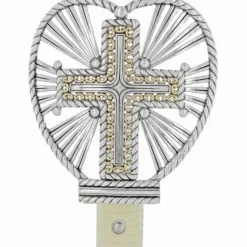 Brighton Illumination Cross Night Light Silver Hot