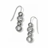 Brighton Infinity Sparkle French Wire Earrings Silver New