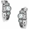Brighton Infinity Sparkle Hoop Earrings Silver Sale