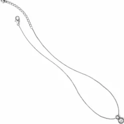 Brighton Infinity Sparkle Petite Necklace Silver Sale