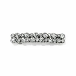 Brighton Infinity Sparkle Slim Barrette Silver Hot