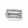 Brighton Infinity Sparkle Small Barrette Silver Fashion