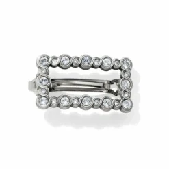Brighton Infinity Sparkle Small Barrette Silver Fashion