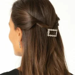 Brighton Infinity Sparkle Small Barrette Silver Fashion
