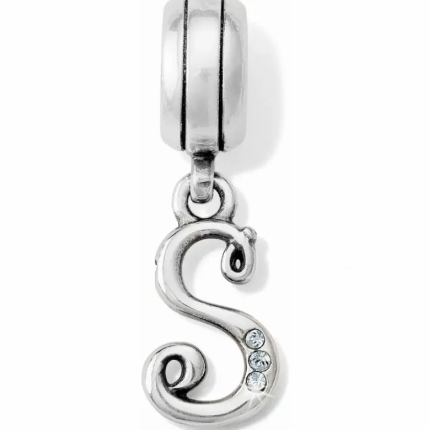 Brighton Initially Yours Charm Silver Hot