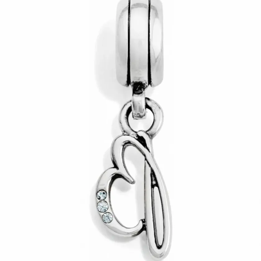 Brighton Initially Yours Charm Silver Hot