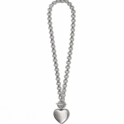Brighton Inner Circle Heart Toggle Necklace New