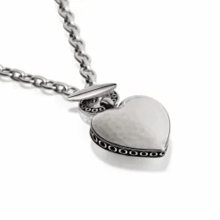 Brighton Inner Circle Heart Toggle Necklace New