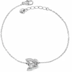 Brighton Inner Shine Flutter Anklet Silver Discount