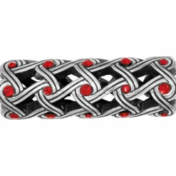 Brighton Interlace Long Bead Silver-Red Sale