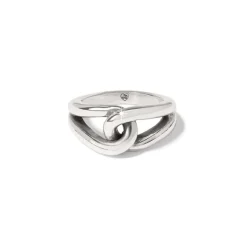 Brighton Interlok Bold Ring Silver Online