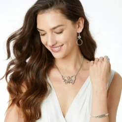 Brighton Interlok Braid Bar Bracelet Silver Outlet