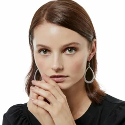 Brighton Interlok Braid Drop French Wire Earrings Silver Sale