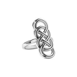 Brighton Interlok Braid Ring Silver Best