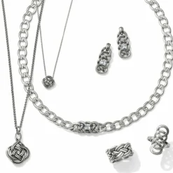 Brighton Interlok Braid Ring Silver Best