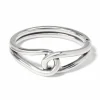 Brighton Interlok Curve Hinged Bangle Silver Online