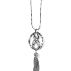 Brighton Interlok Embrace Convertible Necklace Silver Hot