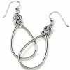 Brighton Interlok French Wire Earrings Silver Online