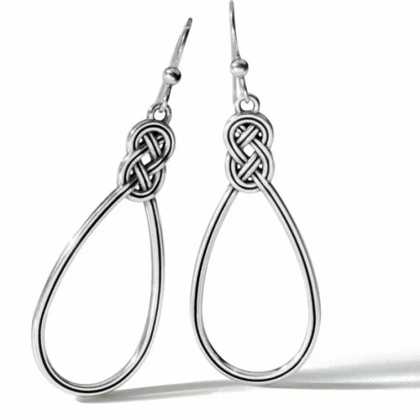 Brighton Interlok French Wire Earrings Silver Online