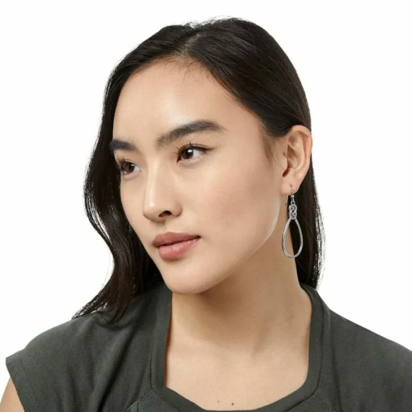 Brighton Interlok French Wire Earrings Silver Online