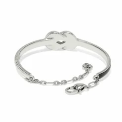 Brighton Interlok Harmony Bar Bracelet Silver-Black Best
