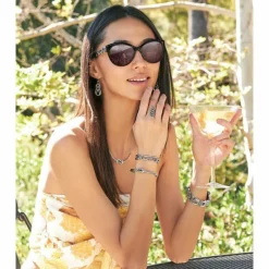 Brighton Interlok Harmony Bar Bracelet Silver Discount