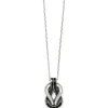 Brighton Interlok Harmony Black Necklace Silver-Black New
