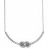Brighton Interlok Harmony Collar Necklace Silver Best