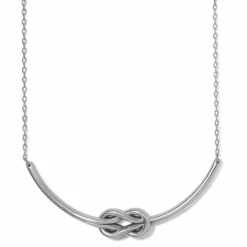 Brighton Interlok Harmony Collar Necklace Silver Best