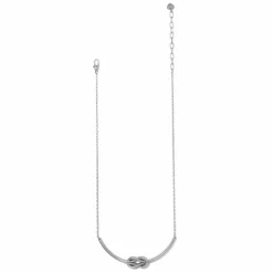 Brighton Interlok Harmony Collar Necklace Silver Best