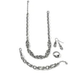 Brighton Interlok Harmony French Wire Earrings Silver Discount