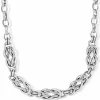 Brighton Interlok Harmony Link Necklace Silver Clearance
