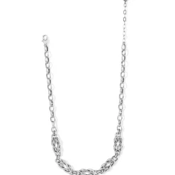 Brighton Interlok Harmony Link Necklace Silver Clearance