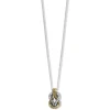 Brighton Interlok Harmony Two Tone Petite Necklace Silver-Gold Outlet