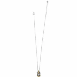 Brighton Interlok Harmony Two Tone Necklace Silver-Gold Best