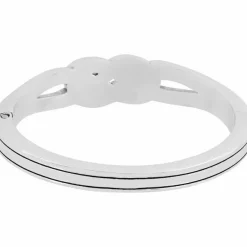 Brighton Interlok Hinged Bangle Silver Best