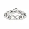 Brighton Interlok Infinity Bracelet Silver New