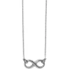 Brighton Interlok Infinity Necklace Silver Outlet