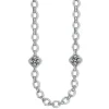 Brighton Interlok Knot Link Necklace Silver Outlet